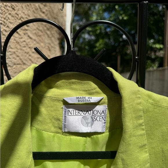 Lime Green Blazer - Picture 2 of 5